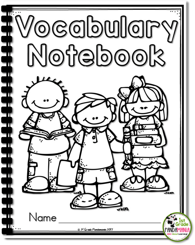 Easy Vocabulary Notebook Template + BROWNIE Points! 13