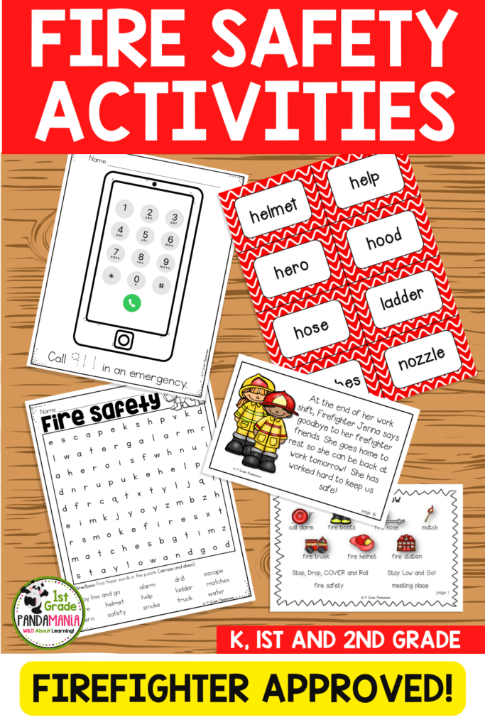 Kids will learn about important fire safety tips with these fire safety activities created by a REAL firefighter! 