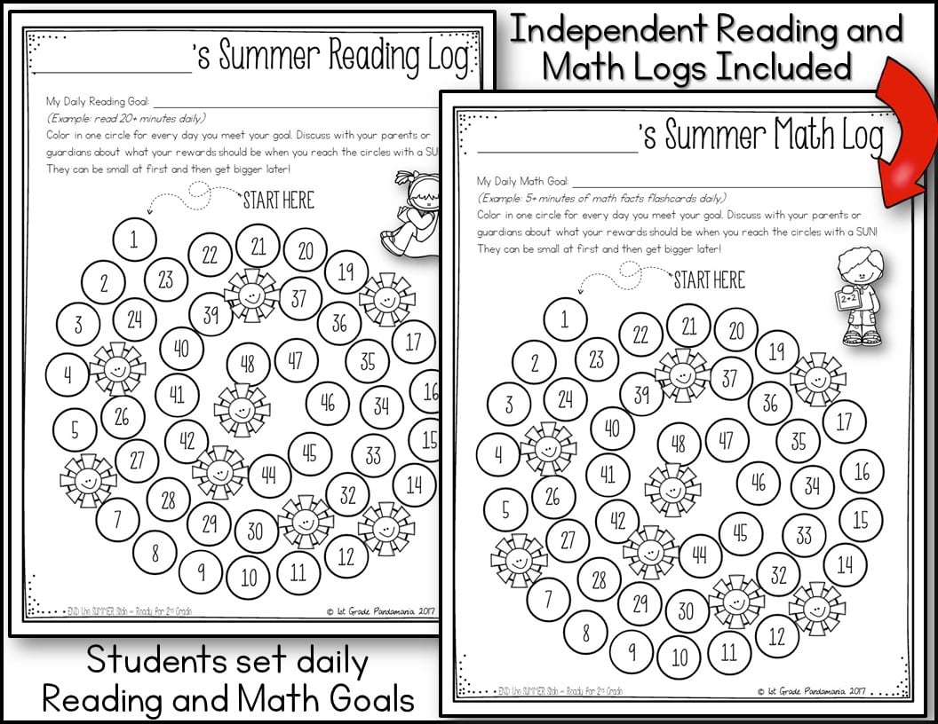 The Best Content-Rich Summer Review Packet + Sampler! 9