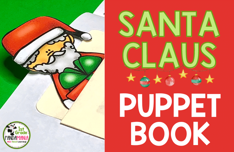 Christmas Santa Claus Puppet Book Students LOVE! 1