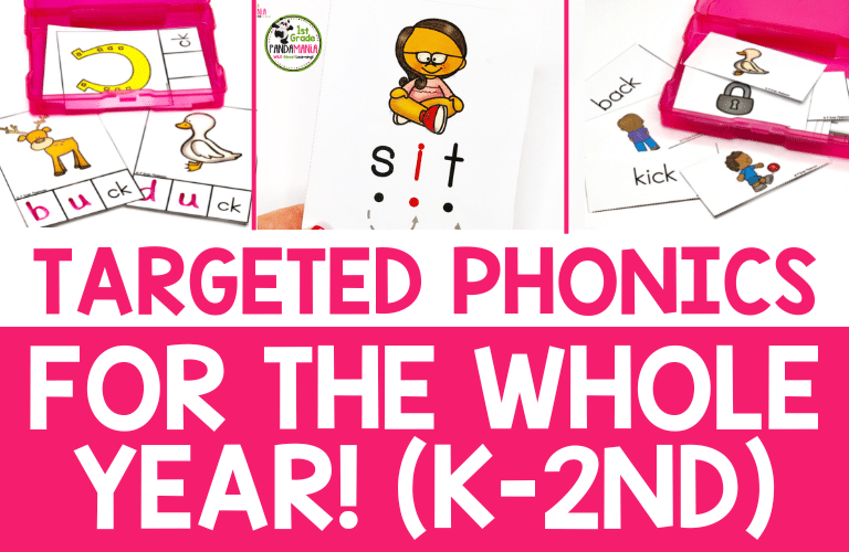 Targeted Phonics Must Dos and May Dos for the Year! 27