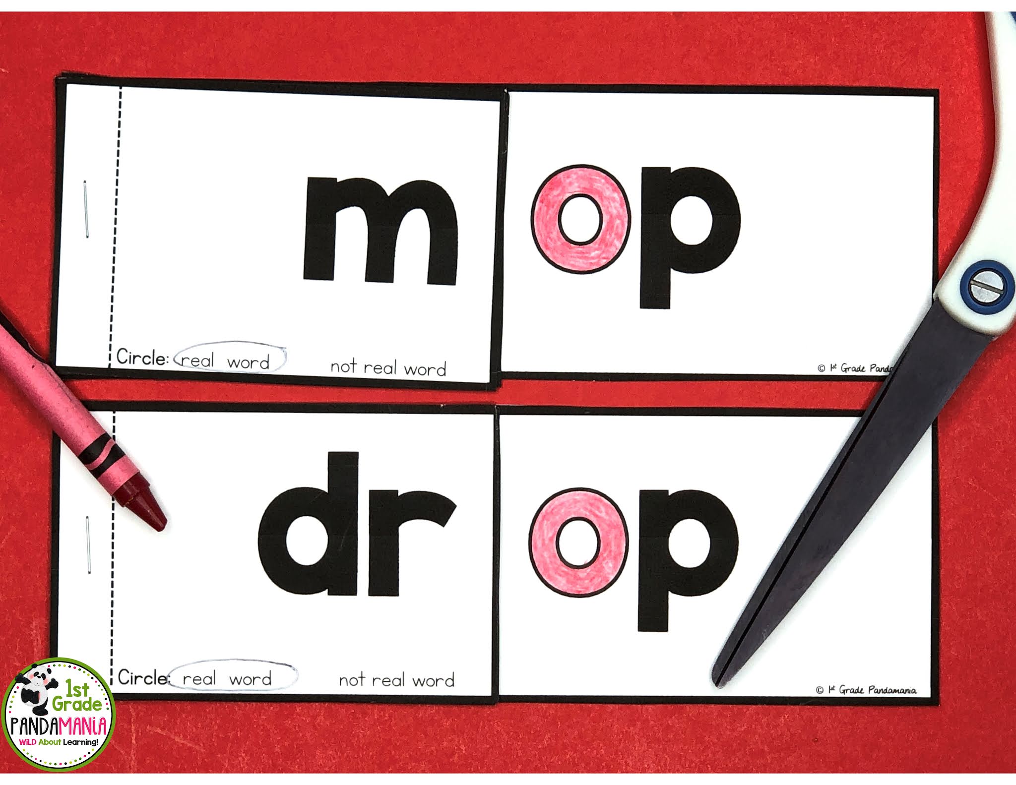 Easy to Make One-Page Word Family FLIP Books! 3