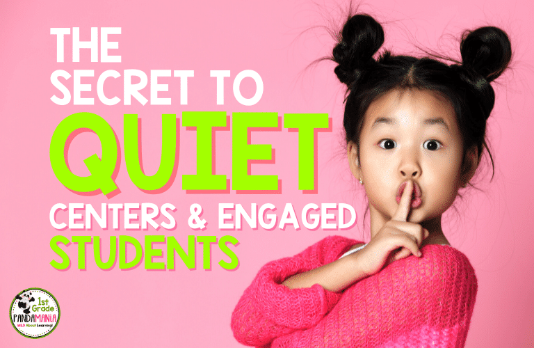5 Secrets For Quiet Centers and Engaged Students + FREEBIE! 1