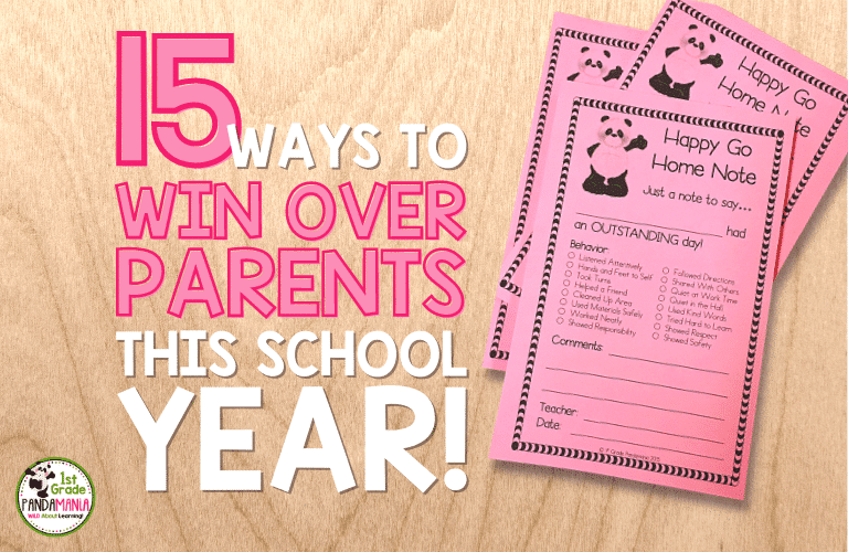 15 Great Ways to Genuinely Win Over Parents This Year! 1