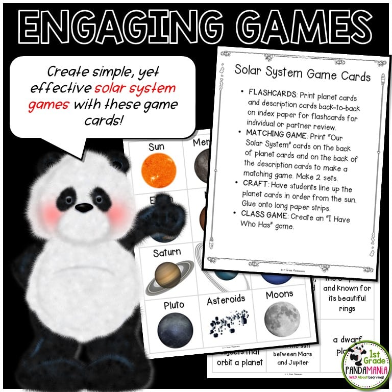 Solar System Engaging Games