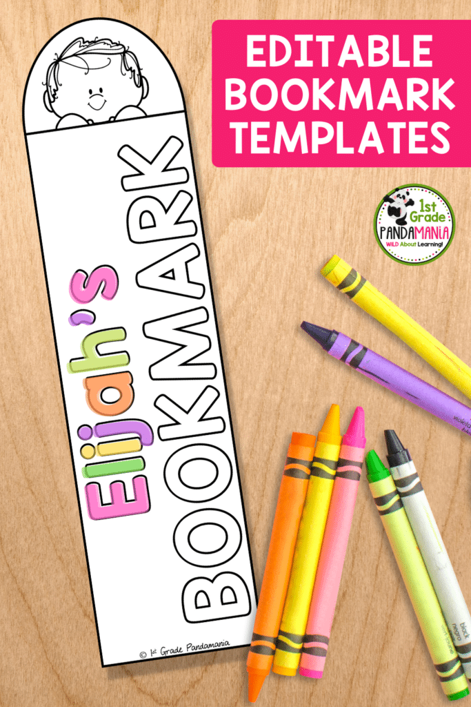Create the best personalized gift for students with these name bookmarks! Watch 30 names auto-fill into a printable bookmark template pdf. 