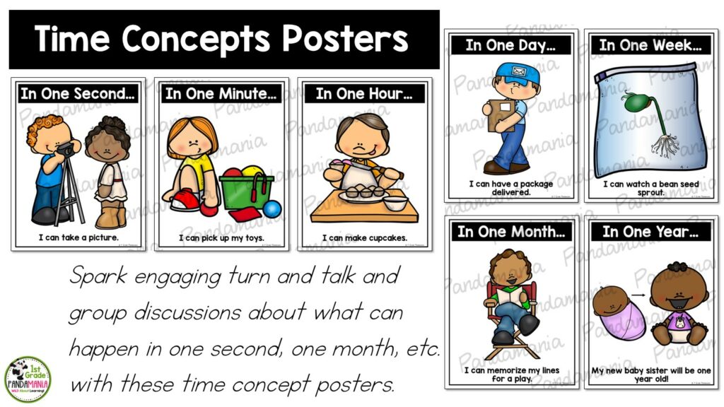 Reinforce telling time to the hour and the half hour skills for kindergarten, 1st and 2nd grade students with these great anchor charts.