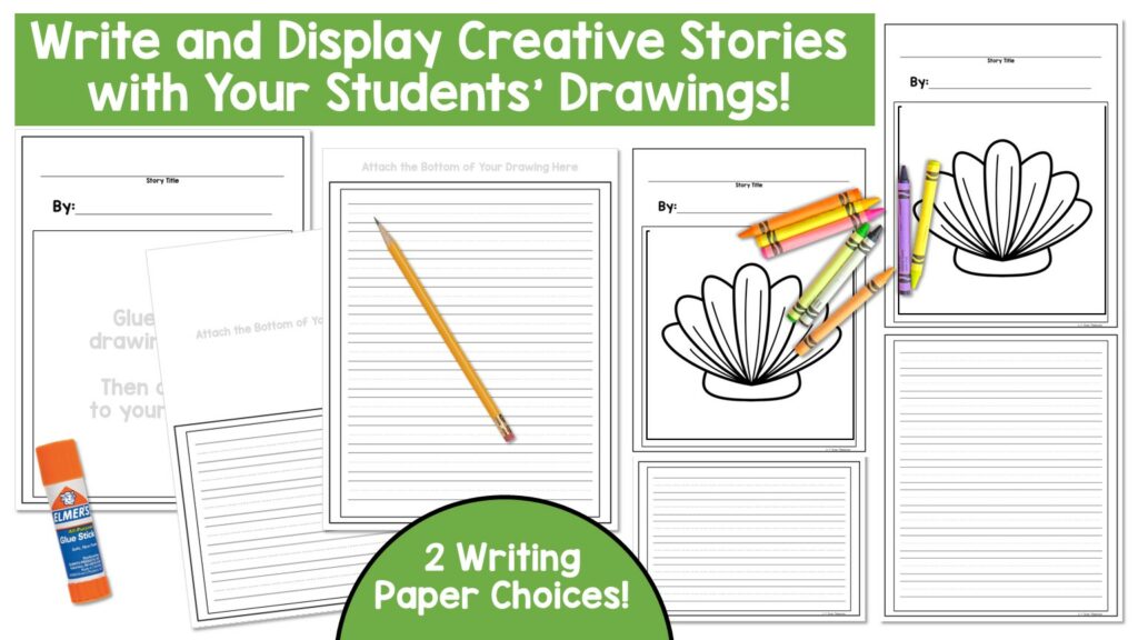 Directed Drawing is great for reinforcing spatial relations, fine motor skills, following directions, and is super fun! Use these summer directed drawing activities during June, July, August and summer holidays.