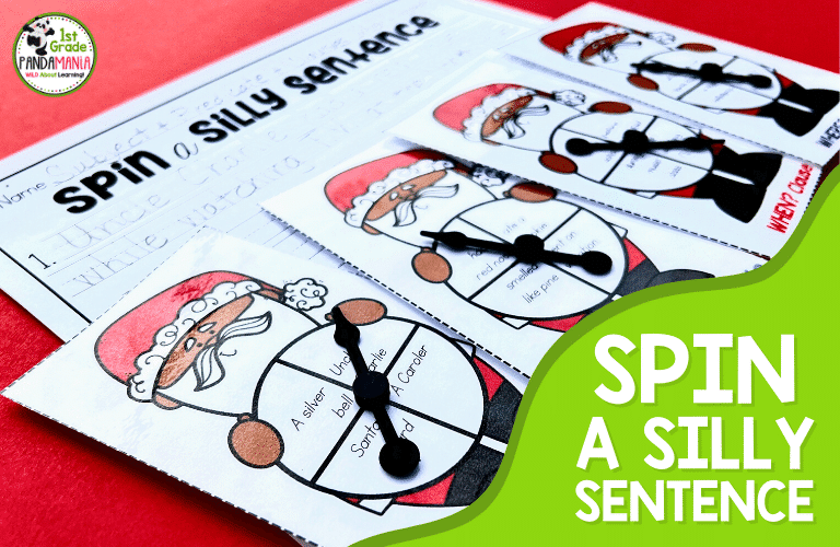 Writing Simple, Silly Holiday Sentences in December!