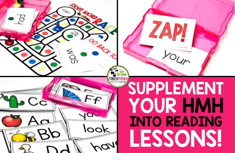 Everything You Need to Supplement HMH Into Reading Lessons Now!