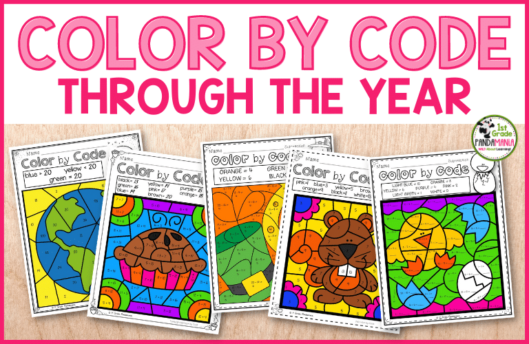 The Best All Year Long Color by Code Activities