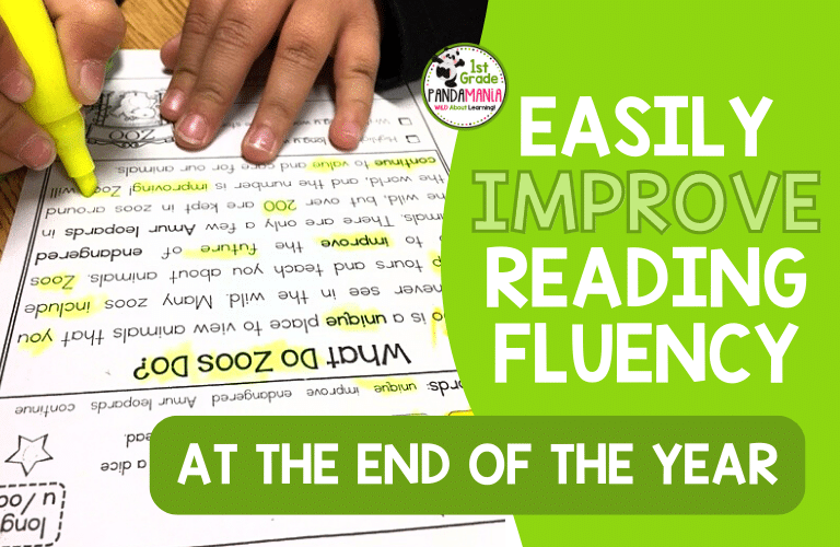 Easily Improve Reading Fluency At The End of The Year 1