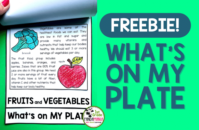 What’s On My Plate? FREE FLIP Book