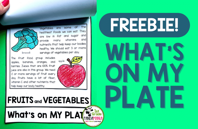 What's On My Plate? FREE FLIP Book 21