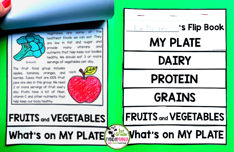 What's On My Plate? FREE FLIP Book 2
