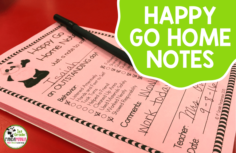 Positive Reward - Happy Go Home Notes! 1