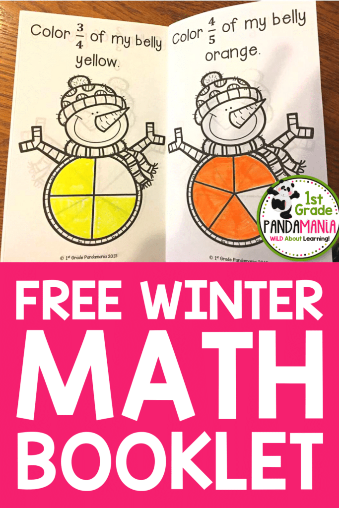 FREE Winter Math Games for 1st grade! 5