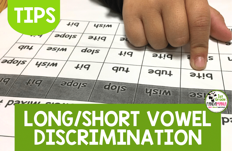 Helpful Tips and Tricks for Teaching Long/Short Vowel Discrimination 1