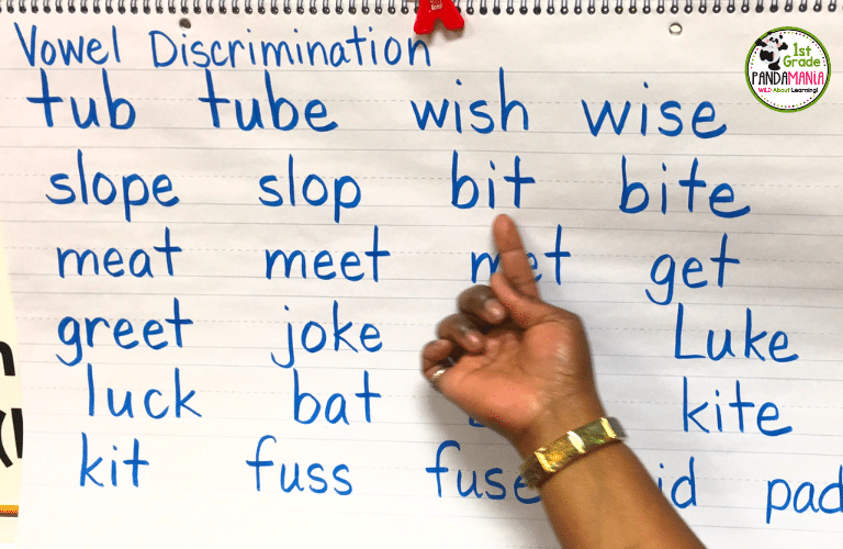 Helpful Tips and Tricks for Teaching Long/Short Vowel Discrimination 5