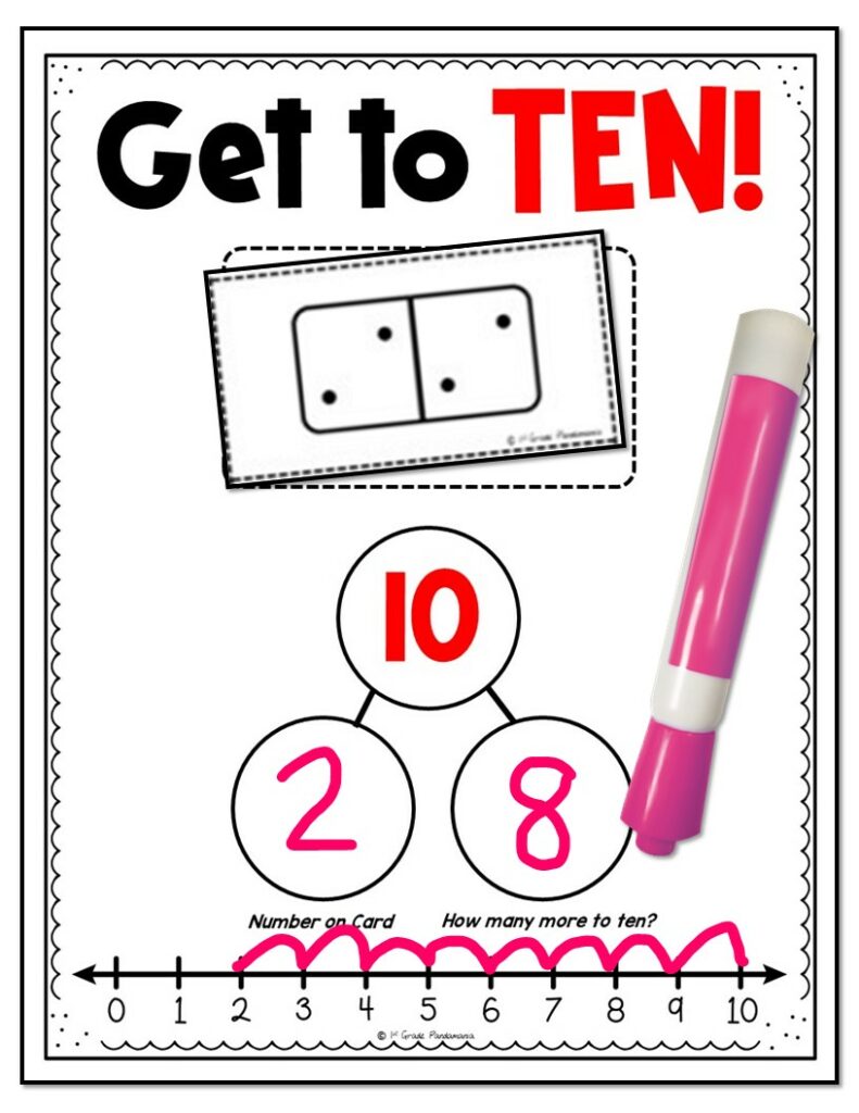 Use these 6 engaging number sense activities that can be used daily to build basic math skills in Kindergarten and 1st grade!