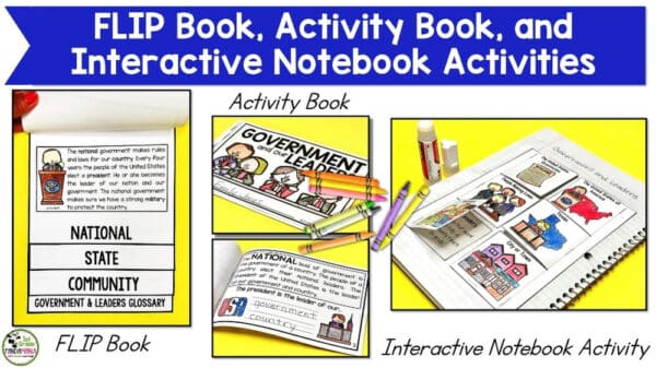 Government and Leaders Social Studies Civics Unit (FLIP Book INCLUDED) 7