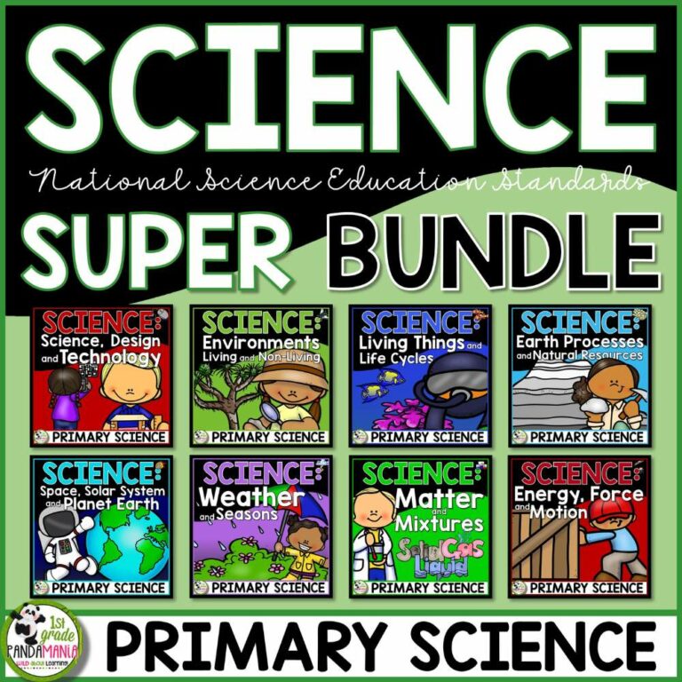 Elementary Science Curriculum And Units Bundle For 1st And 2nd Grades