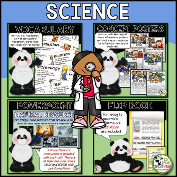 Science and Social Studies Curriculum and Units BUNDLE for 1st and 2nd Grade 4