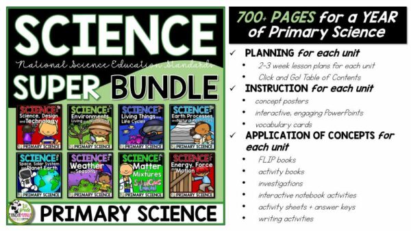 Elementary Science Curriculum and Units Bundle for 1st and 2nd Grades 4