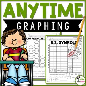 Anytime Graphing Activities 1st Grade US and Canadian/UK Versions 12