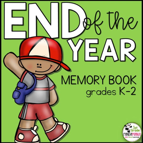 Memory Book for End of the School Year 1