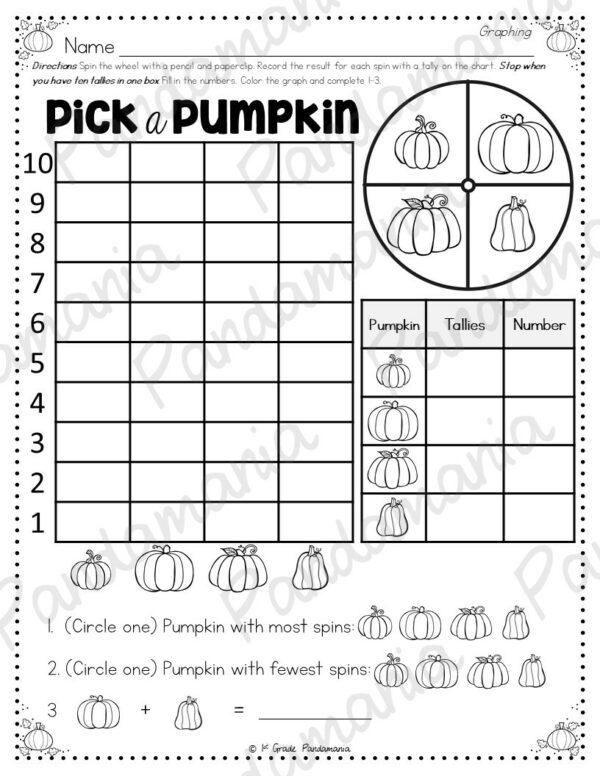 Graphing Activities BUNDLE | 1st Grade US and Canadian/UK Versions 10