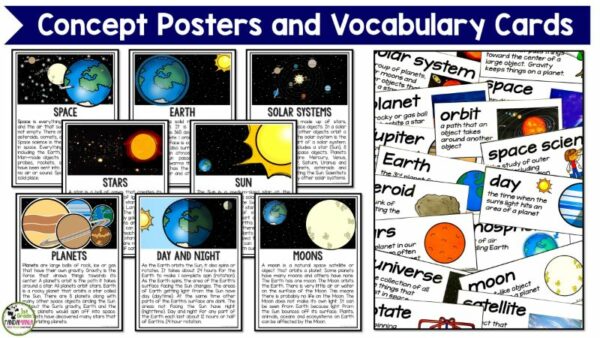 Solar Systems and Planets Space Science Planet Earth Primary Grades Science Unit 8
