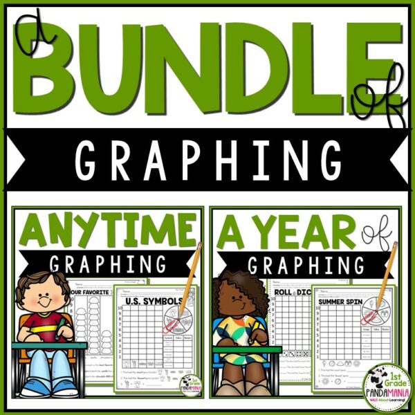 Graphing Activities BUNDLE | 1st Grade US and Canadian/UK Versions 1