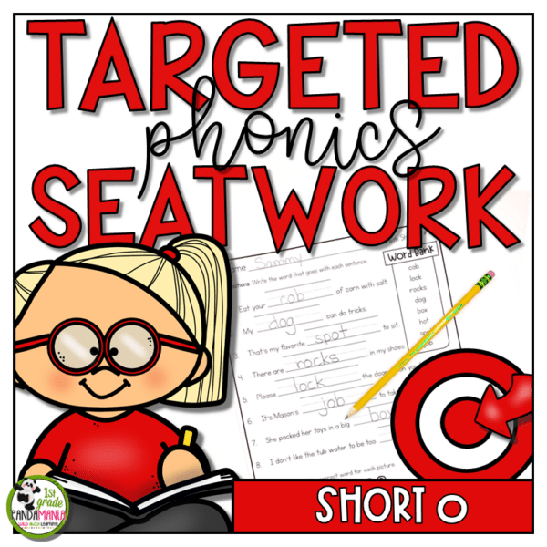 Short o Worksheets Phonics Activities 1