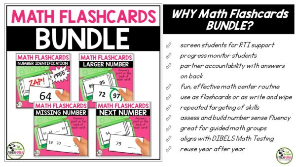 Number Sense Flash Cards BUNDLE 2