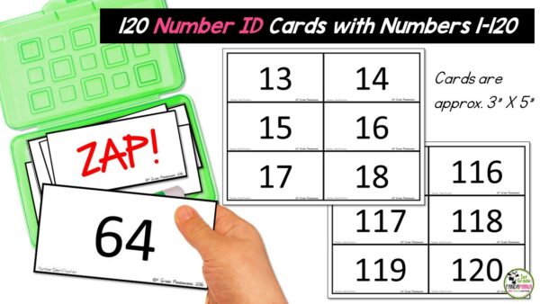 Number Sense Flash Cards BUNDLE 3