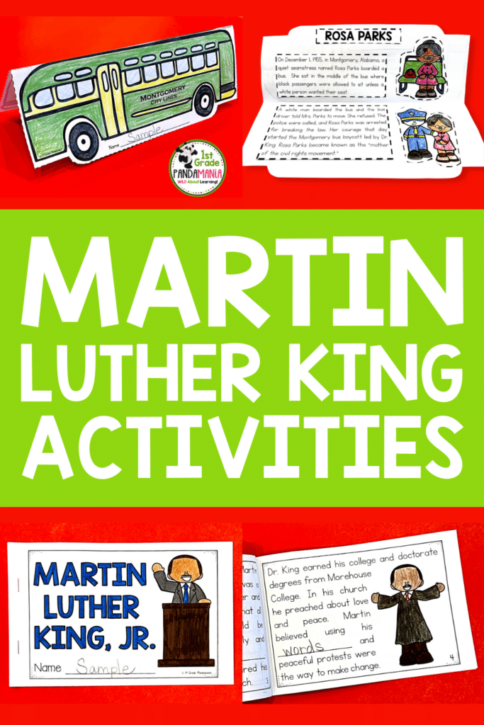 Celebrate the legacy of MLK and have many wonderful discussions in your 1st-grade classroom!