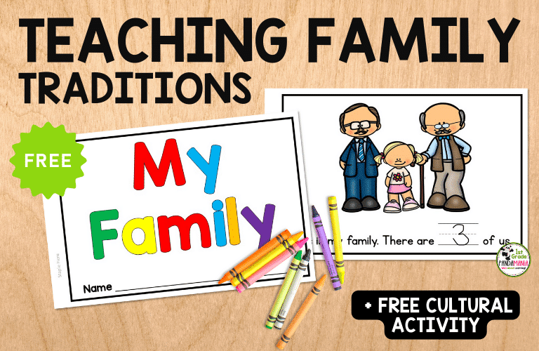 Grab this FREE cultural activity from my family traditions unit to make teaching about cultures easy for you and FUN for students!