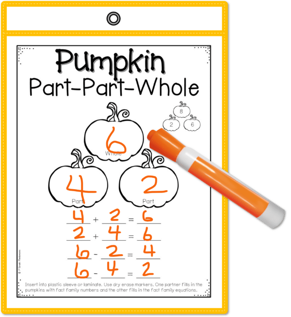 These Halloween Math Print and Play Games, Centers and Activities for 1st grade and 2nd grade are designed to quickly print and slide into sleeves or laminate.