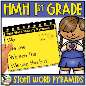 1st-Grade Sight Word Sentences Fluency Pyramids