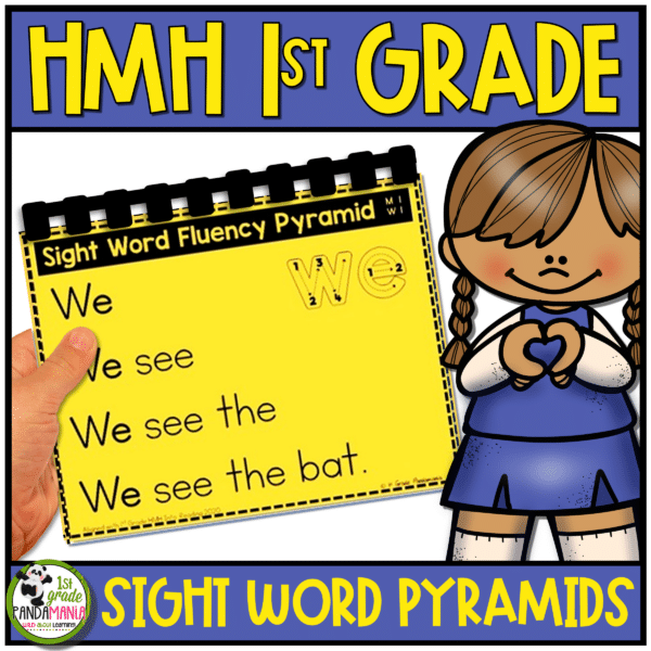 1st-Grade Sight Word Sentences Fluency Pyramids