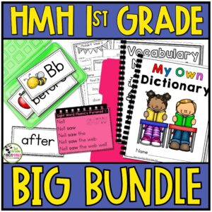 This HMH Into Reading BIG BUNDLE has everything you need to supplement your 1st grade spelling, vocabulary, and sight word instruction for the year.