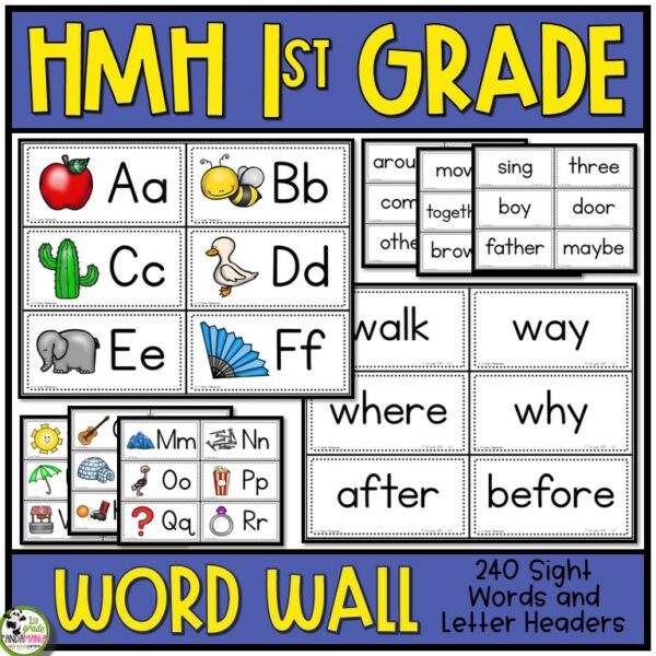 HMH Into Reading Sight Words Word Wall for 1st Grade (2020 Edition) 2