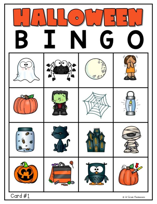 Have fun with your students while practicing inference and listening skills by playing Halloween BINGO!