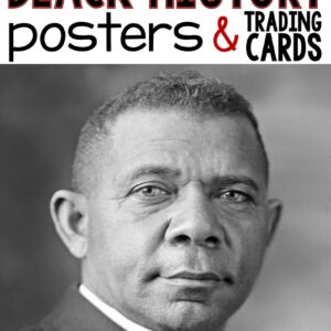 leaders of black history trading card for black history month