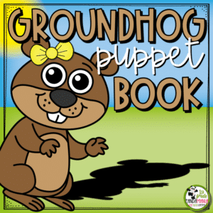 groundhog day fluency activity puppet book