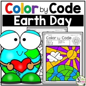 Earth Day Color by Number worksheet
