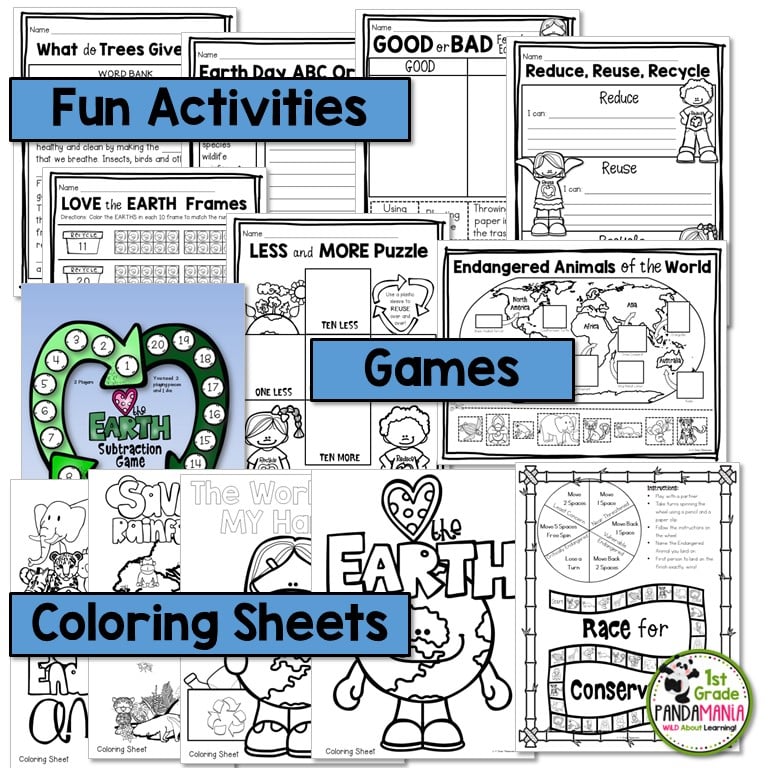 Earth Day and Endangered Animals Activities Bundle 4 Earth Day and Endangered Animals Activities Bundle - Image 4