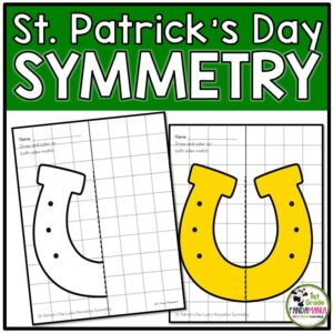 st patricks day symmetry activity