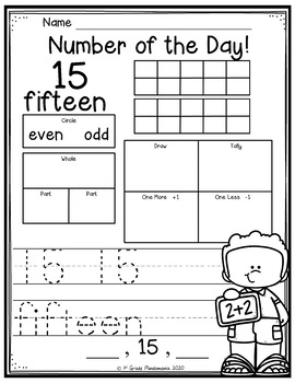 Number of the Day (day 1 thru 180) Packet 3 Number of the Day (day 1 thru 180) Packet 2
